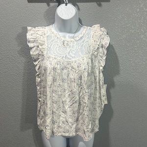 Net Wallflower blouse